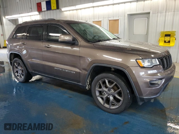 2020 Jeep Grand Cherokee Laredo E with VIN 1C4RJFAG4LC380188, listed as a Copart auction lot 58388125 with 106,709 mi miles and Clean title. Bid and sale history available at DreamBid. Image 4.
