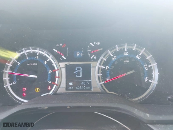 2014 Toyota 4Runner SR5 with VIN JTEZU5JRXE5080192, listed as a IAAI auction lot 41410603 with 62,840 mi miles. Bid and sale history available at carsss.com. Image 7.