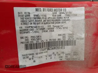 2006 Ford Focus ST с VIN 1FAHP38Z56W201455, выставлен на аукционе IAAI как лот 42422702 с пробегом 134 148 миль миль и . История ставок и продаж доступна на DreamBid. Изображение 9.