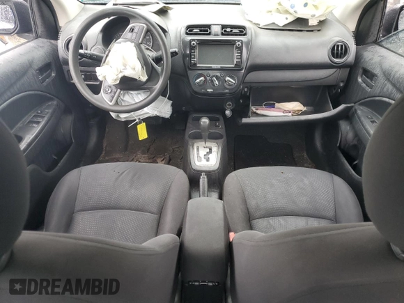 2019 Mitsubishi Mirage ES with VIN ML32F3FJ4KHF08135, listed as a Copart auction lot 59412865 with 89,324 mi miles and Salvage title. Bid and sale history available at DreamBid. Image 8.