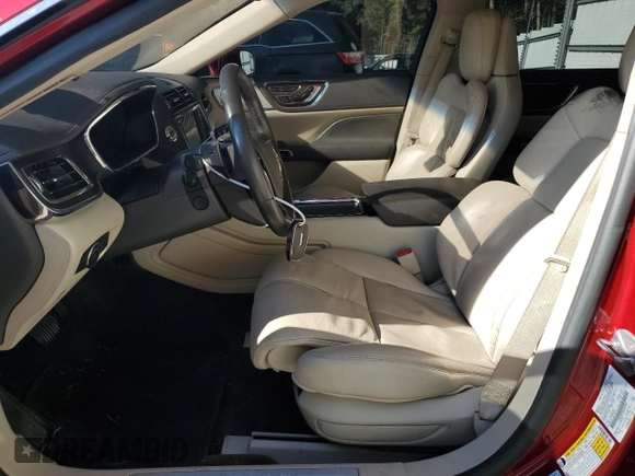 2017 Lincoln Continental Reserve with VIN 1LN6L9RP3H5637464, listed as a Copart auction lot 73666114 with 74,404 mi miles and Salvage Title. Bid and sale history available at carsss.com. Image 7.