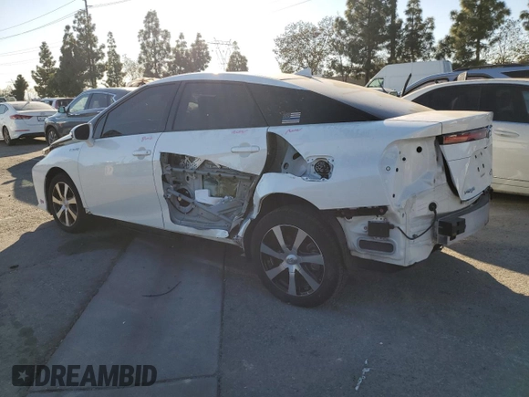 2019 Toyota Mirai with VIN JTDBVRBDXKA007291, listed as a Copart auction lot 83678074 with 40,997 mi miles and Salvage Title. Bid and sale history available at carsss.com. Image 2.