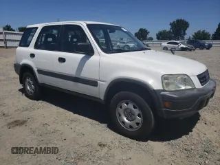 2001 Honda CR-V LX with VIN JHLRD18471C002789, listed as a Copart auction lot 57773994 with 192,612 mi miles and Salvage Title. Bid and sale history available at carsss.com. Image 4.