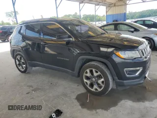 2018 Jeep Compass Limited with VIN 3C4NJDCBXJT258828, listed as a Copart auction lot 56818835 with 115,721 mi miles and Salvage title. Bid and sale history available at DreamBid. Image 4.