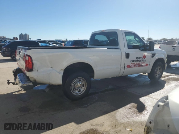 2010 Ford F-250 with VIN 1FTNF2A53AEB12824, listed as a Copart auction lot 81933704 with 210,425 mi miles and Salvage title. Bid and sale history available at DreamBid. Image 3.