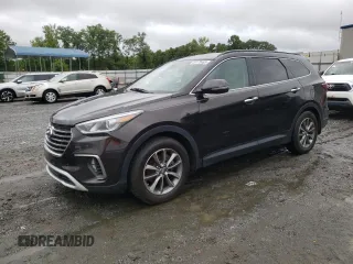2018 Hyundai Santa Fe SE z VIN KM8SN4HF2JU259346, wystawiony jako Copart lot #58170485 z przebiegiem 130 753 mil mil oraz Tytuł czysty. Historia ofert i sprzedaży dostępna na DreamBid. Obrazek 1.