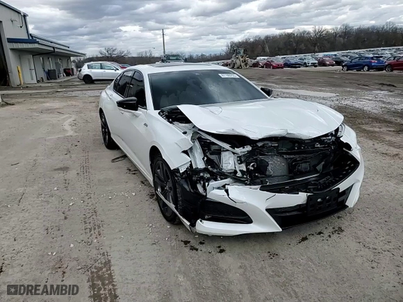 2023 Acura TLX w/A-Spec Package with VIN 19UUB6F53PA001876, listed as a Copart auction lot 47190255 with 30,771 mi miles and Salvage Title. Bid and sale history available at carsss.com. Image 13.