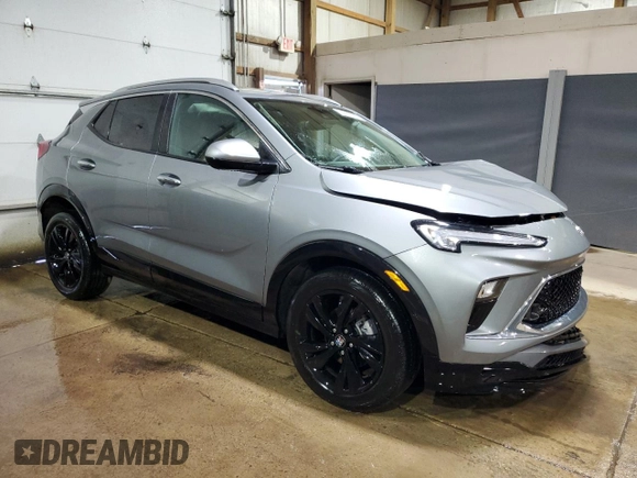 2024 Buick Encore GX Sport Touring with VIN KL4AMESL5RB205533, listed as a Copart auction lot 53656265 with 14,696 mi miles and Salvage title. Bid and sale history available at DreamBid. Image 4.