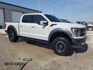 2023 Ford F-150 Raptor with VIN 1FTFW1RG4PFA13033, listed as a Copart auction lot 50504635 with 16,424 mi miles and Non Repairable. Bid and sale history available at DreamBid. Image 4.