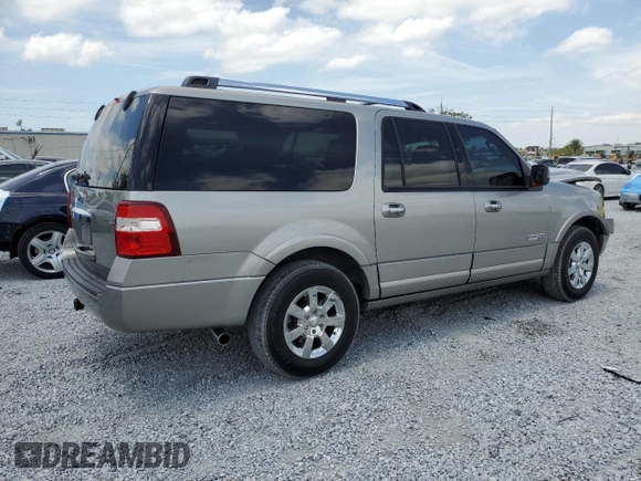 2008 Ford Expedition Max Limited with VIN 1FMFK20518LA77414, listed as a Copart auction lot 54095065 with 237,581 mi miles and Salvage title. Bid and sale history available at DreamBid. Image 3.