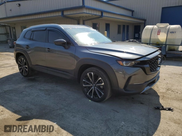 2024 Mazda CX-50 Premium with VIN 7MMVABDY5RN202993, listed as a Copart auction lot 47599245 with 16,881 mi miles and Salvage title. Bid and sale history available at DreamBid. Image 4.