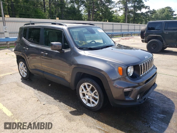 2020 Jeep Renegade Latitude with VIN ZACNJABB2LPL86875, listed as a Copart auction lot 57559765 with 59,806 mi miles and Salvage title. Bid and sale history available at DreamBid. Image 4.