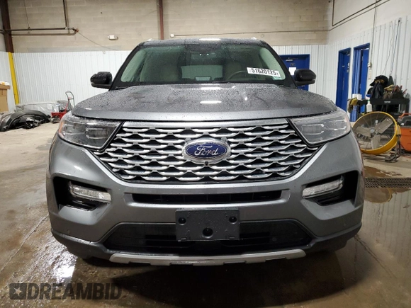 2024 Ford Explorer Platinum with VIN 1FM5K8HC8RGA65577, listed as a Copart auction lot 51620125 with 6,808 mi miles and Salvage Title. Bid and sale history available at carsss.com. Image 5.