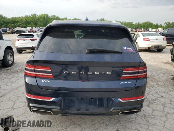 2021 Genesis GV80 с VIN KMUHCESC3MU066827, выставлен на аукционе Copart как лот 55392935 с пробегом 40 720 миль миль и Списание • Salvage title. История ставок и продаж доступна на DreamBid. Изображение 6.