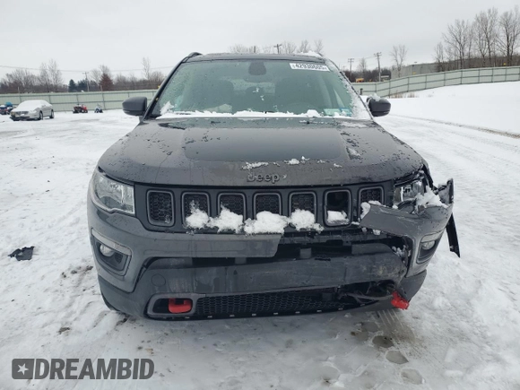 2017 Jeep Compass Trailhawk с VIN 3C4NJDDB5HT667425, выставлен на аукционе Copart как лот 42930605 с пробегом 65 982 миль миль и Списание • Salvage title. История ставок и продаж доступна на DreamBid. Изображение 5.