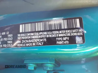 2019 Jeep Renegade Sport z VIN ZACNJBAB7KPK34175, wystawiony jako IAAI lot #41632630 z przebiegiem 111 185 mil mil oraz . Historia ofert i sprzedaży dostępna na DreamBid. Obrazek 9.
