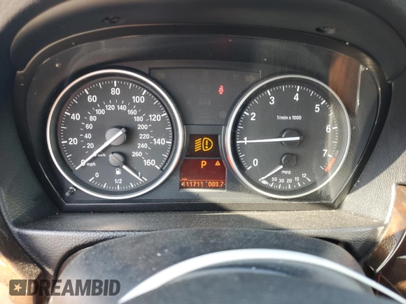 2011 BMW 3 Series 328i xDrive with VIN WBAPK7C59BA975051, listed as a Copart auction lot 53133695 with 111,711 mi miles and Salvage title. Bid and sale history available at DreamBid. Image 9.