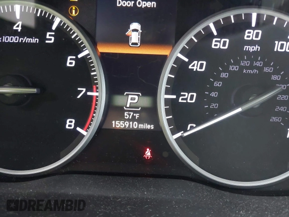 2016 Acura RDX Advance Pkg with VIN 5J8TB3H72GL009982, listed as a IAAI auction lot 41526743 with 155,910 mi miles. Bid and sale history available at carsss.com. Image 15.