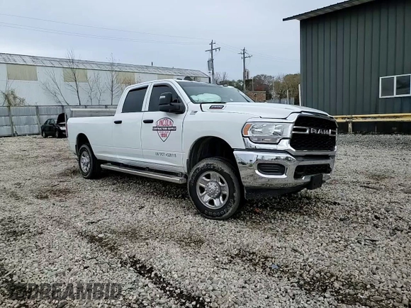 2023 Ram 2500 Tradesman with VIN 3C6UR5HJ9PG517408, listed as a Copart auction lot 79932864 with 24,557 mi miles and Salvage Title. Bid and sale history available at carsss.com. Image 10.