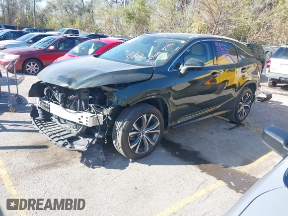 2022 Lexus RX 350 z VIN 2T2HZMDA9NC345426, wystawiony jako IAAI lot #40806565 z przebiegiem 17 592 mil mil oraz . Historia ofert i sprzedaży dostępna na DreamBid. Obrazek 2.