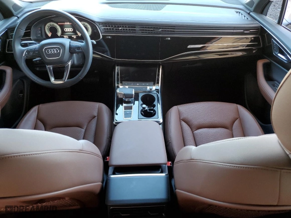 2023 Audi Q7 Premium Plus with VIN WA1LXBF79PD015280, listed as a Copart auction lot 43977925 with 13,027 mi miles and Salvage Title. Bid and sale history available at carsss.com. Image 8.