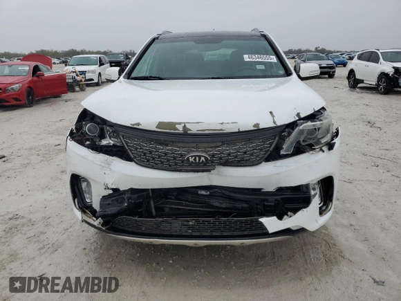 2015 Kia Sorento SX with VIN 5XYKW4A76FG644504, listed as a Copart auction lot 46346555 with 210,345 mi miles and Salvage Title. Bid and sale history available at carsss.com. Image 5.