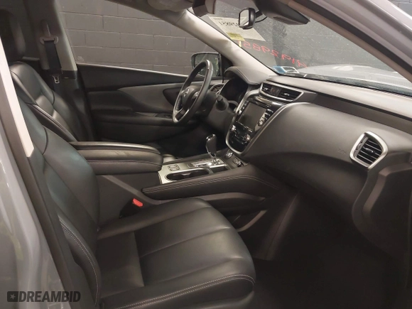 2023 Nissan Murano SV with VIN 5N1AZ2BS9PC141626, listed as a IAAI auction lot 41929851 with 18,469 mi miles. Bid and sale history available at carsss.com. Image 5.