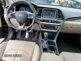 2018 Hyundai Sonata SEL with VIN 5NPE34AF5JH676066, listed as a Copart auction lot 52323454 with 77,222 mi miles and Salvage Title. Bid and sale history available at DreamBid. Image 8.