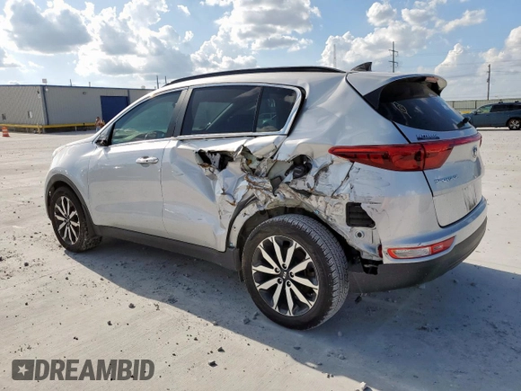 2019 Kia Sportage EX with VIN KNDPN3AC9K7590056, listed as a Copart auction lot 62446895 with 72,011 mi miles and Salvage title. Bid and sale history available at DreamBid. Image 2.