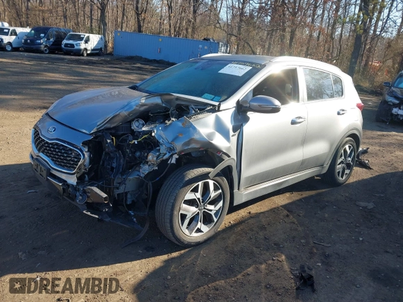 2021 Kia Sportage EX with VIN KNDPNCAC8M7854533, listed as a IAAI auction lot 41757662 with 25,051 mi miles and . Bid and sale history available at DreamBid. Image 2.