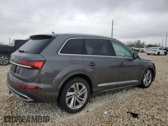 2020 Audi Q7 Prestige with VIN WA1VXAF74LD008654, listed as a Copart auction lot 50490785 with 65,868 mi miles and Salvage title. Bid and sale history available at DreamBid. Image 3.