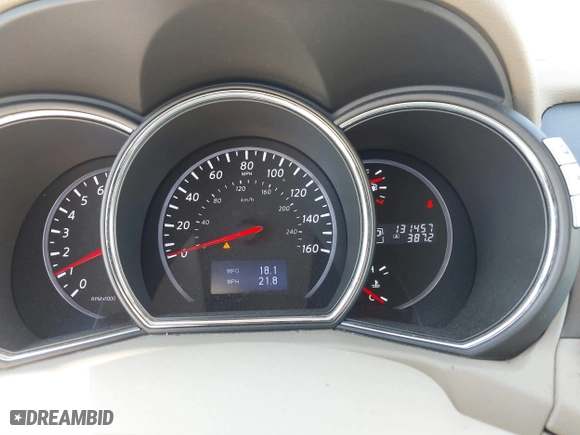 2011 Nissan Murano SV with VIN JN8AZ1MW3BW171540, listed as a IAAI auction lot 41758423 with 131,457 mi miles. Bid and sale history available at carsss.com. Image 7.