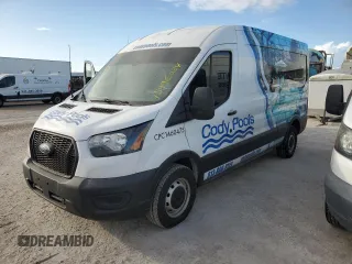 2022 Ford Transit Cargo with VIN 1FTBR1C88NKA45298, listed as a Copart auction lot 75496034 with Not Provided miles and Salvage Title. Bid and sale history available at DreamBid. Image 1.