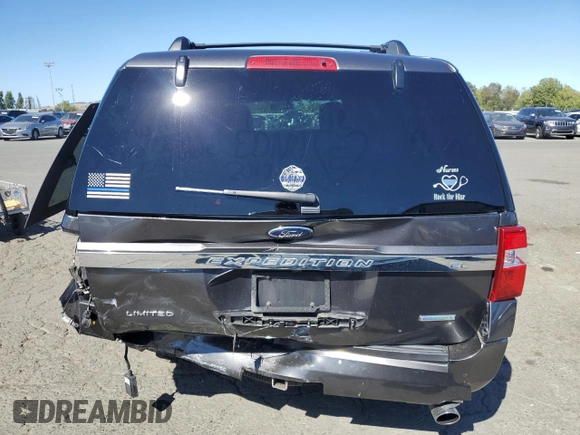 2017 Ford Expedition Max Limited with VIN 1FMJK2AT7HEA66722, listed as a Copart auction lot 58176425 with 108,191 mi miles and Salvage title. Bid and sale history available at DreamBid. Image 6.