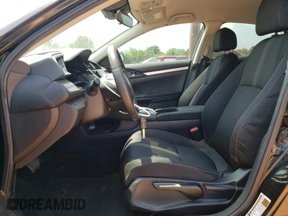 2019 Honda Civic LX with VIN 2HGFC2F61KH554009, listed as a Copart auction lot 55320525 with 63,176 mi miles and Salvage Title. Bid and sale history available at DreamBid. Image 7.