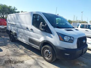 2023 Ford Transit Cargo with VIN 1FTBR1Y82PKA22661, listed as a IAAI auction lot 41768039 with 30,800 mi miles and . Bid and sale history available at DreamBid. Image 1.