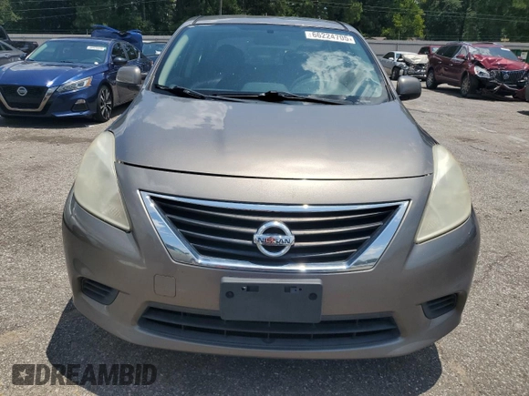 2012 Nissan Versa S with VIN 3N1CN7AP3CL865123, listed as a Copart auction lot 66224705 with 175,130 mi miles and Clean title. Bid and sale history available at DreamBid. Image 5.