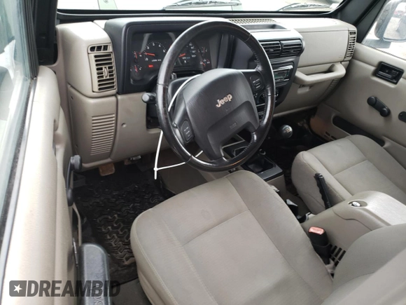 2006 Jeep Wrangler Unlimited LWB with VIN 1J4FA44S56P753768, listed as a Copart auction lot 46497805 with 144,742 mi miles and Salvage Title. Bid and sale history available at carsss.com. Image 8.