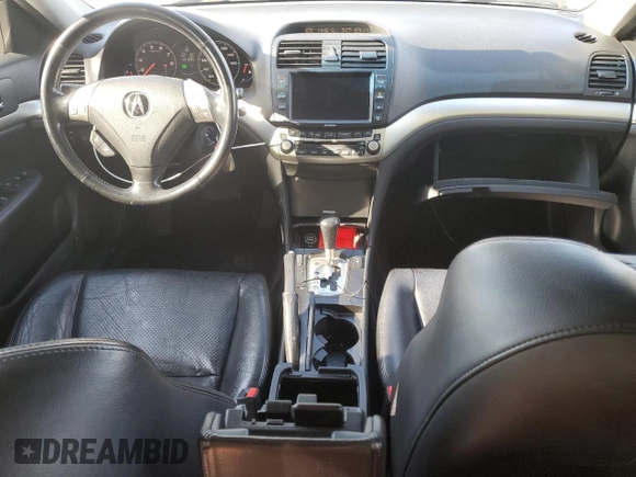2004 Acura TSX w/Navigation with VIN JH4CL96964C042030, listed as a Copart auction lot 53774615 with 257,635 mi miles and Salvage title. Bid and sale history available at DreamBid. Image 8.