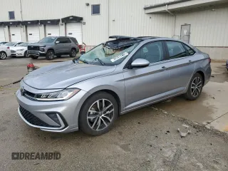 2025 Volkswagen Jetta SE with VIN 3VW7X7BUXSM029750, listed as a Copart auction lot 63030215 with 16,812 mi miles and Clean title. Bid and sale history available at DreamBid. Image 1.
