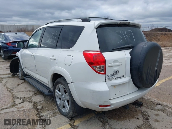 2007 Toyota RAV4 Sport with VIN JTMBK32V576012150, listed as a IAAI auction lot 39967699 with 1 mi miles. Bid and sale history available at carsss.com. Image 3.