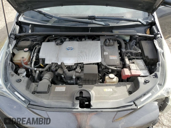 2017 Toyota Prius Two with VIN JTDKBRFU6H3049408, listed as a Copart auction lot 46147355 with 153,351 mi miles and Salvage Title. Bid and sale history available at DreamBid. Image 12.
