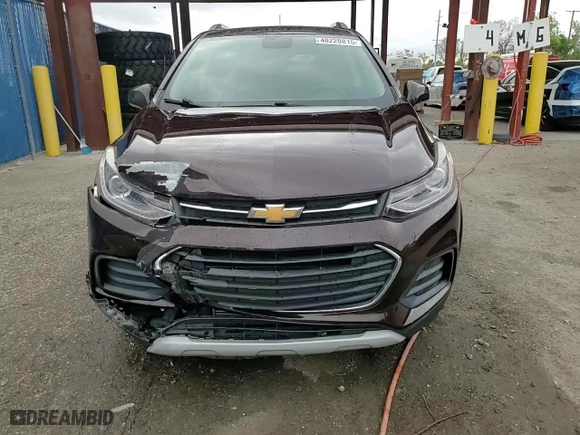 2021 Chevrolet Trax LT with VIN KL7CJLSB8MB310477, listed as a Copart auction lot 48220815 with 49,214 mi miles and Salvage Title. Bid and sale history available at carsss.com. Image 14.
