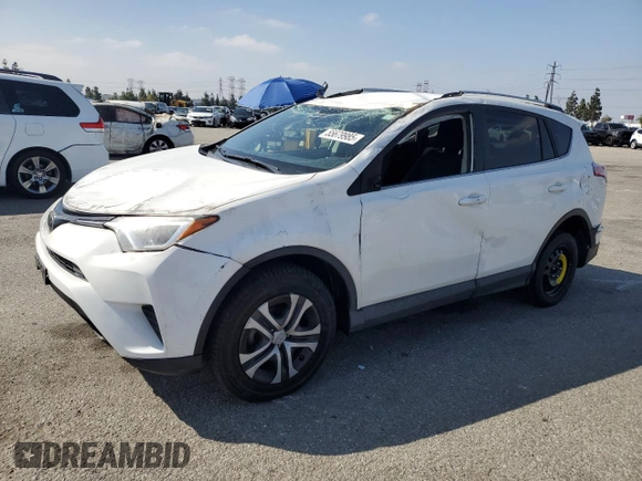 2017 Toyota RAV4 LE with VIN JTMZFREV1HJ104274, listed as a Copart auction lot 55679985 with 105,660 mi miles and Salvage Title. Bid and sale history available at DreamBid. Image 1.