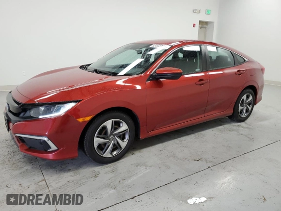 2020 Honda Civic LX z VIN 2HGFC2F66LH554489, wystawiony jako Copart lot #58268715 z przebiegiem 85 535 mil mil oraz Czysty tytuł • Clean title. Historia ofert i sprzedaży dostępna na DreamBid. Obrazek 1.