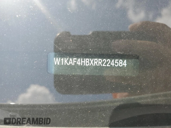 2024 Mercedes-Benz C 300 with VIN W1KAF4HBXRR224584, listed as a Copart auction lot 50509725 with 2,757 mi miles and Salvage Title. Bid and sale history available at DreamBid. Image 12.