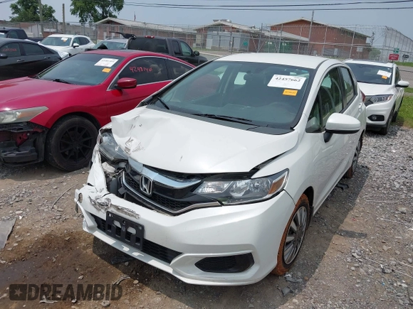 2019 Honda Fit LX with VIN 3HGGK5H41KM728618, listed as a IAAI auction lot 42457662 with 83,851 mi miles and . Bid and sale history available at DreamBid. Image 2.