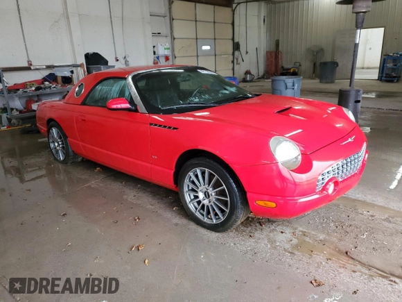 2002 Ford Thunderbird Hardtop Premium with VIN 1FAHP60A32Y102767, listed as a Copart auction lot 86118584 with Not Provided miles and Non Repairable. Bid and sale history available at DreamBid. Image 4.