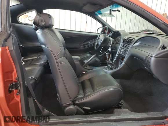 1997 Ford Mustang GT with VIN 1FALP42X3VF130827, listed as a Copart auction lot 60529995 with 112,799 mi miles and Salvage title. Bid and sale history available at DreamBid. Image 10.