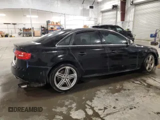 2015 Audi S4 Premium Plus with VIN WAUBGAFL1FA127044, listed as a Copart auction lot 48535315 with 115,920 mi miles and Salvage Title. Bid and sale history available at carsss.com. Image 3.